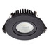 Spa Como LED Tiltable Fire Rated Downlight 5W Dimmable (3 Pack) Cool White Satin Black IP65 Image 3