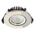 Spa Como LED Tiltable Fire Rated Downlight 5W Dimmable Cool White Satin Nickel IP65 Image 3