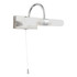 Spa Corvus 2-Light Picture/Mirror Light with Pull Switch Opal Glass and Chrome Main Image