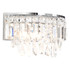 Spa Pro Bresna Wall Light Crystal Glass and Chrome Image 2