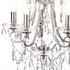 Spa Pro Annalee 385mm 5-Light Chandelier Crystal Glass and Chrome Image 3