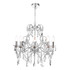 Spa Pro Annalee 8-Light Chandelier Crystal Glass and Chrome Image 2