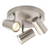 Inlight Harvey 3-Light Ceiling Spotlight Satin Nickel Image 2