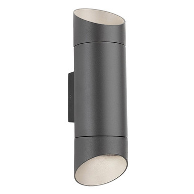 Graphite Light Fitting Firstlight Newark Outdoor Wall Up and Down Light in Graphite | Light ...