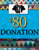 80th Birthday Donation