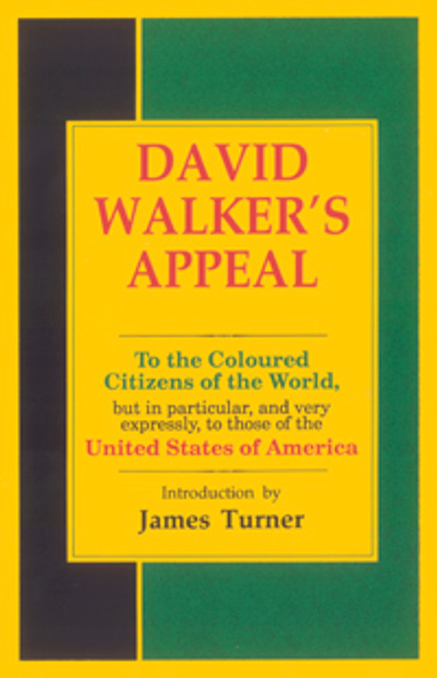 Front cover: David Walker's Appeal