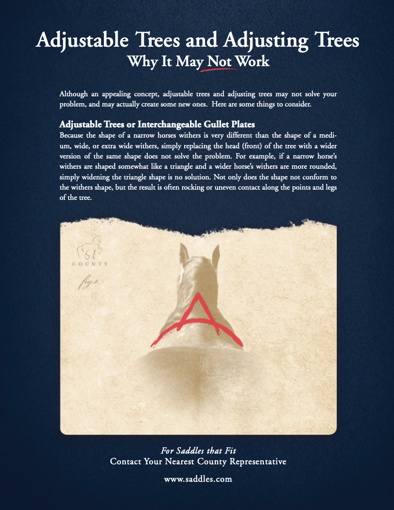 ADJUSTABLE TREES AND ADJUSTING TREES WHY IT MAY NOT WORK County