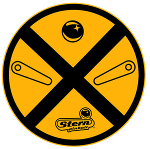 Stern Pinball Crossing Sign