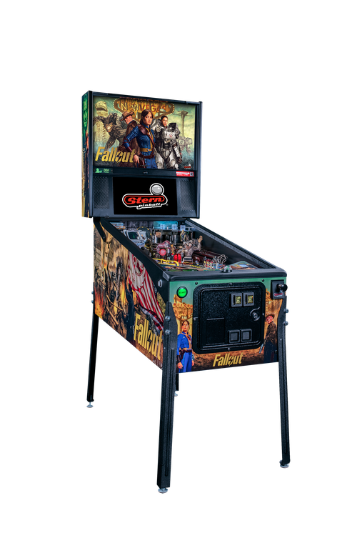 Fallout Premium pinball machine - left cabinet view
