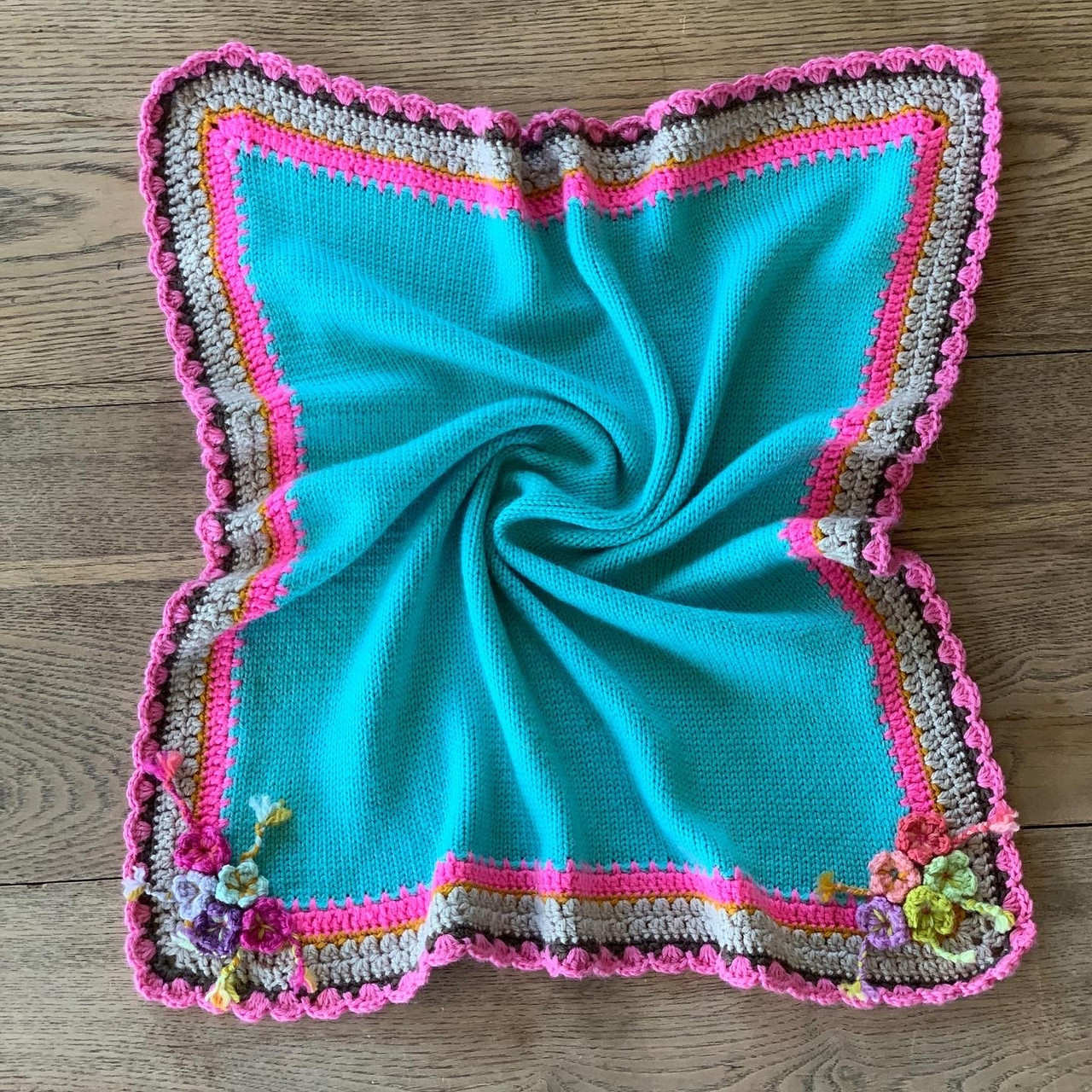 farm baby blanket