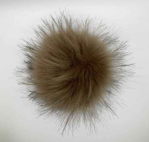 faux mocha pompom (13-15 cm)