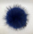XL raccoon blue pompom (15 cm)