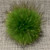 XL raccoon green pompom (15 cm)