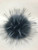 faux pompom slate (13-15 cm)