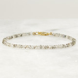 Black Tourmalinated Quartz Bracelet