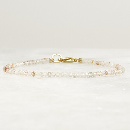 Rutilated Quartz Everyday Bracelet