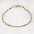 Gold and Pyrite Bracelet 14k Gold Filled