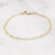 Small Paper Clip Bracelet 14k Gold Filled