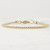 Gold Filled Beaded Bracelet, 2mm, Tiny Petite