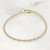 Gold and Silver Bead Bracelet, Mixed Metal Bracelet, Stacking, Gift for Her