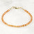 Songea Sapphire Bracelet, 3mm Micro Faceted Rondelle, Handmade Bracelet