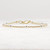 Gold Filled Beaded Bracelet with Sterling Silver Accent Beads, Ultra Skinny
