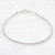 Sterling Silver Beaded Bracelet, Delicate Stacking, 2.5mm or 3mm