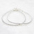 Sterling Silver Beaded Bracelet, Delicate Stacking, 2.5mm or 3mm
