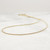14k Gold Filled Bead Necklace: Minimalist Tiny Bead 2.0mm