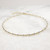 Mix Metal Necklace, 2.5mm Gold Filled Beads, 4.5mm Sterling Silver Beads