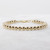 14k Gold Filled Bead Bracelet, 3.5mm or 4.5mm, Stacking Everyday Luxury Bracelet