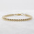 14k Gold Filled Bead Bracelet, 3.5mm or 4.5mm, Stacking Everyday Luxury Bracelet