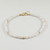 3mm Gray Moonstone Bracelet – Fine Faceted Gemstone, Gold Filled or Silver
