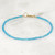 Apatite Bracelet, Delicate Bracelet,  Layering Stacking Bracelet, Gemstone Handmade Everyday Girlfriend Gift for Her Beaded