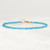 Apatite Bracelet, Delicate Bracelet,  Layering Stacking Bracelet, Gemstone Handmade Everyday Girlfriend Gift for Her Beaded