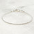 Sterling Silver Beaded Bracelet, 2mm, Tiny Petite Beads