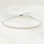Sterling Silver Beaded Bracelet, 2mm, Tiny Petite Beads