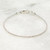 Sterling Silver Beaded Bracelet, 2mm, Tiny Petite Beads