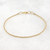 14k Gold Filled Bead Bracelet · 2.5mm or 3mm · Minimal Everyday Layering Bracelet