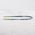 2mm Tiny Indicolite Tourmaline Bracelet – Micro Fine Gemstone, 14k Gold Filled