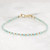 2mm Tiny Amazonite Bracelet – Dainty 14k Gold Filled Minimal