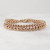14k Rose Gold Filled Bead Bracelet, 3.5mm or 4.5mm, Stacking