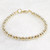 Handcrafted Mixed Metal Luxe Gold Silver Bracelet Beaded Design Custom Size Options Everyday Fashion Essential Minimalist Style Statement Elegant Layering Bracelet Quality Upscale Construction Beautiful Accessory Secure Clasp Closure