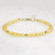 4mm Citrine Bracelet – Faceted Gemstone, 14k Gold Filled, November Birthstone