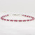 Garnet Bracelet, 14k Gold Filled or Sterling Silver