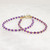 Amethsyt Bracelet, 14k Gold Filled or Sterling Silver, February Birthstone