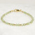 Green Apatite Bracelet, 14k Gold Filled or Sterling Silver