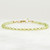Peridot Bracelet, 14k Gold Filled or Sterling Silver