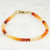 Ombre Mexican Fire Opal Beaded Bracelet
