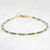 Pyrite and 14k Gold Filled Beaded Bracelet – 2mm Pyrite, 2mm Gold